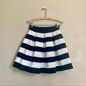 Express Black and White Skirt